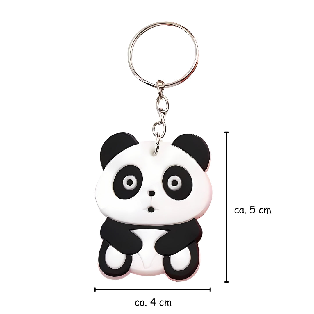 Anhänger Panda Silikon mit Maßen