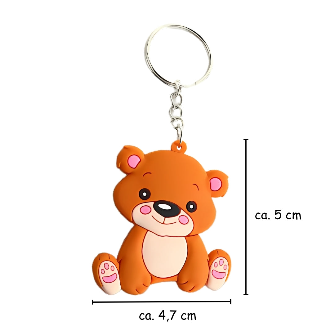 bemaßter Bär Schlüsselanhänger
