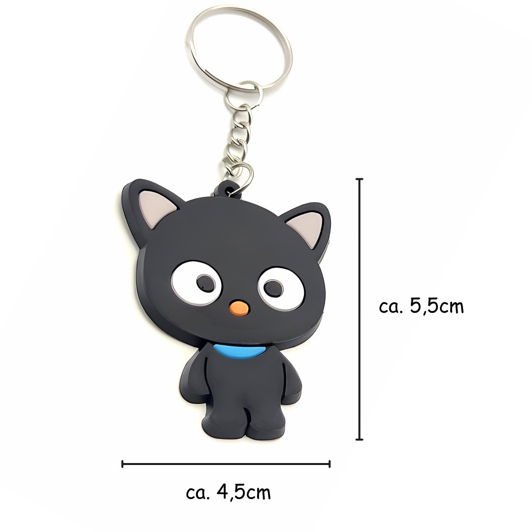 Katzen Schlüsselanhänger Bemaßt