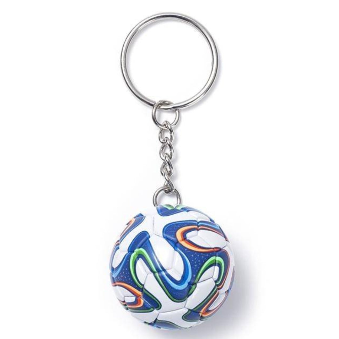 Fußball Schlüsselanhänger bunt