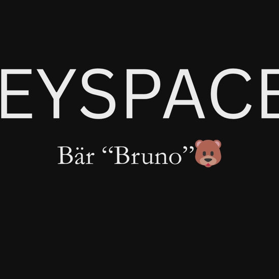 Schlüsselanhänger Bär gehäkelt 360 Grad Ansicht