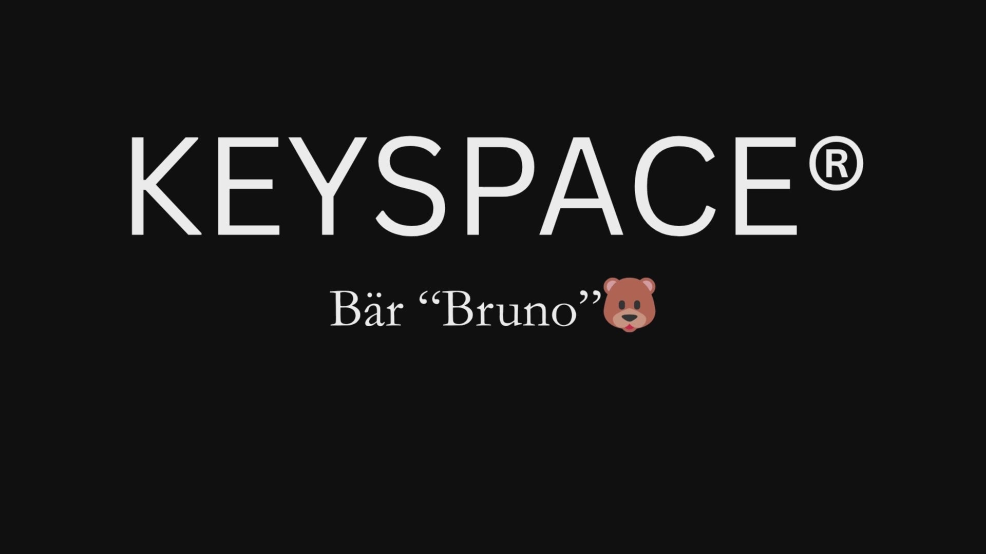 Schlüsselanhänger Bär gehäkelt 360 Grad Ansicht