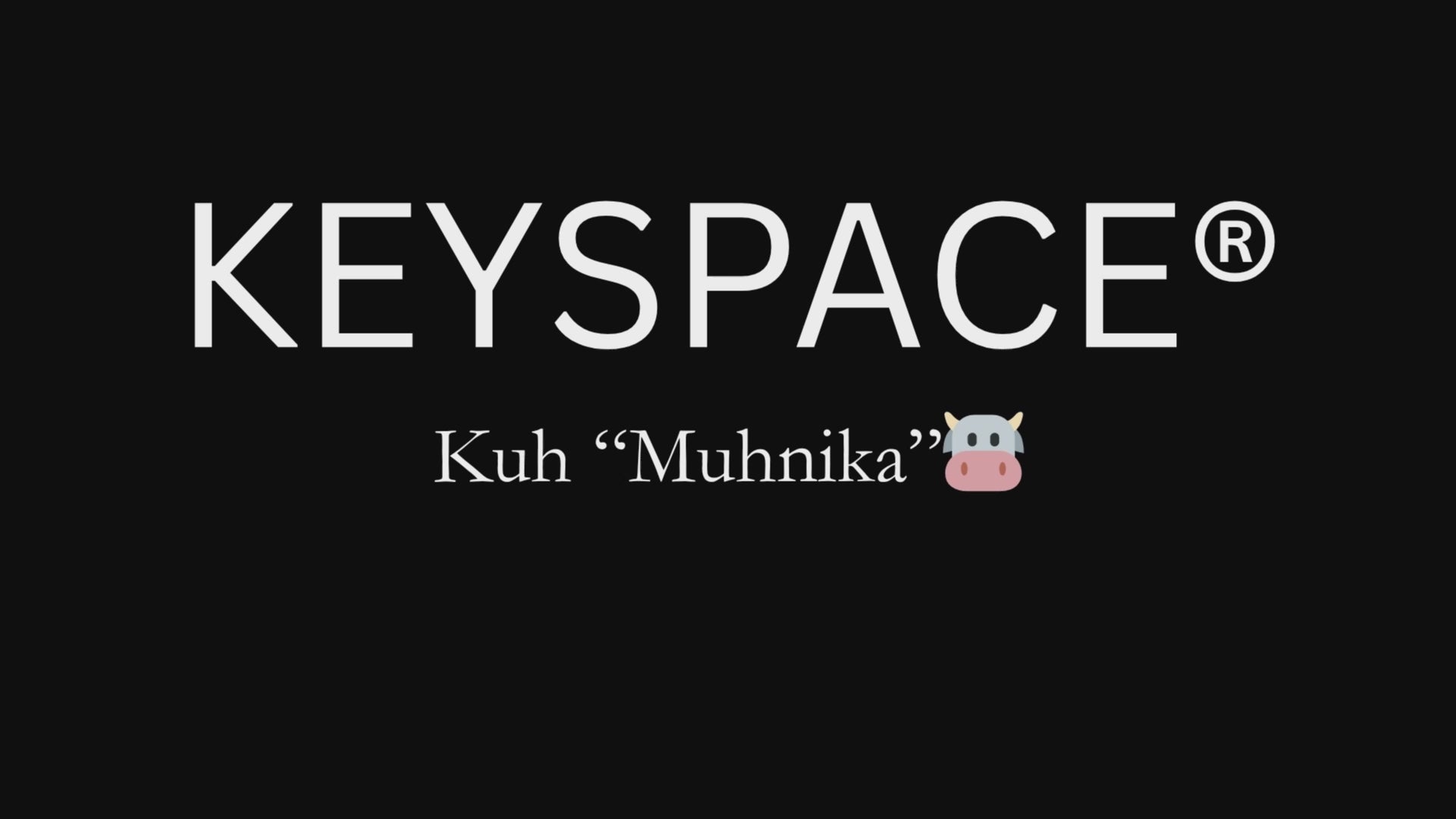 Schlüsselanhänger Kuh gehäkelt 360 Grad Ansicht