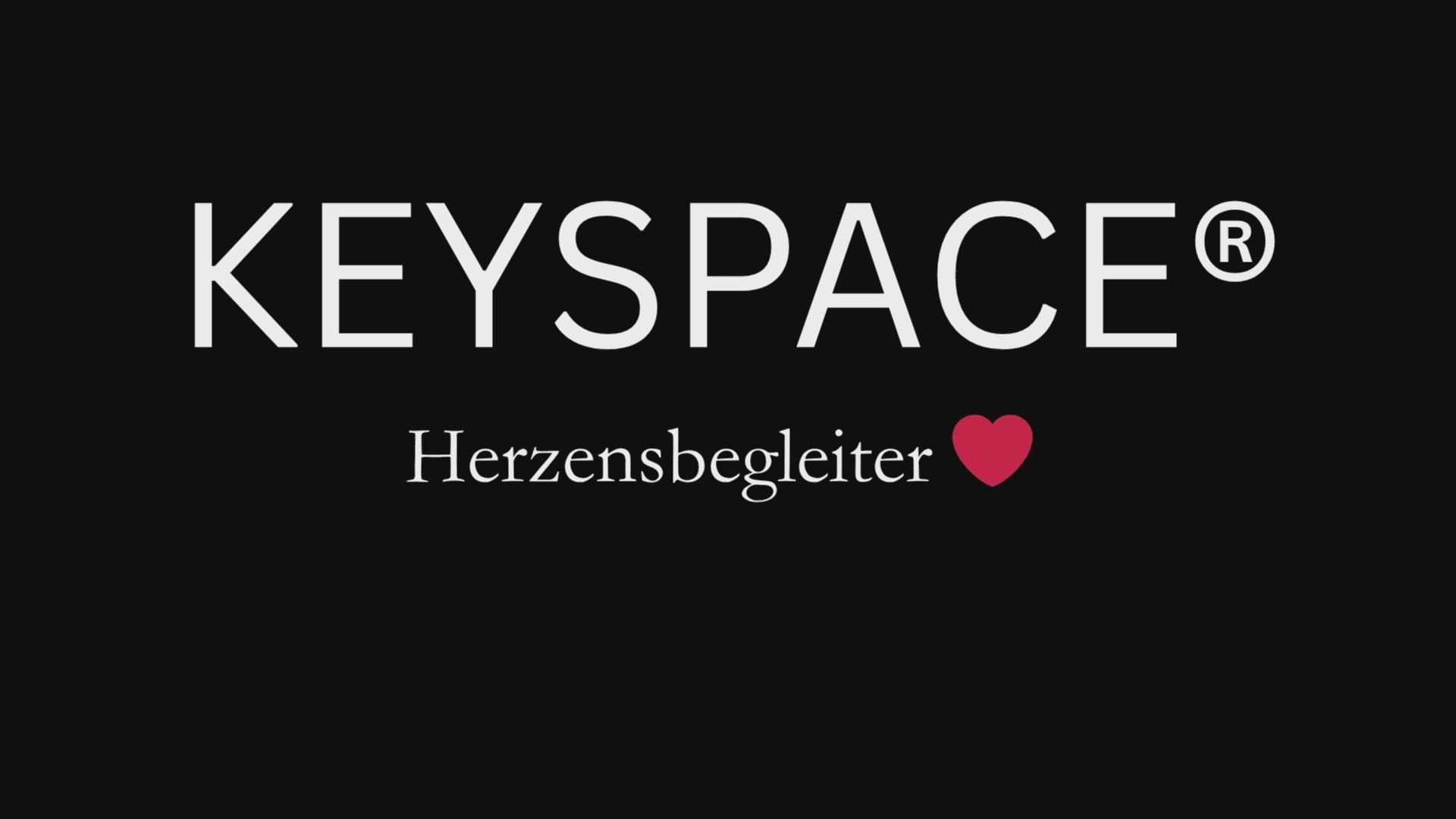 Schlüsselanhänger Herz gehäkelt 360 Grad Ansicht