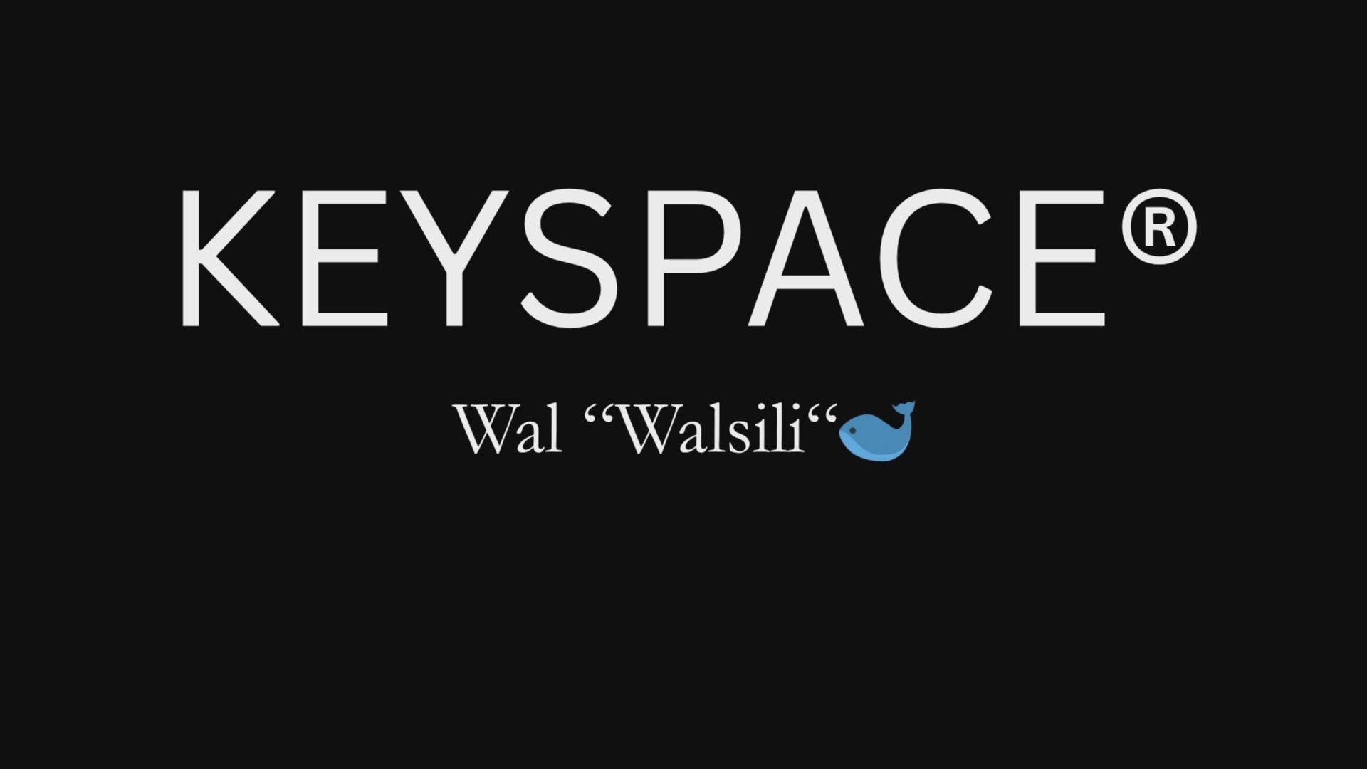 Schlüsselanhänger Wal gehäkelt 360 Grad Ansicht