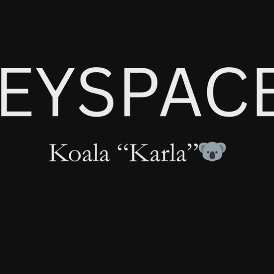 Schlüsselanhänger Koala gehäkelt 360 Grad Ansicht