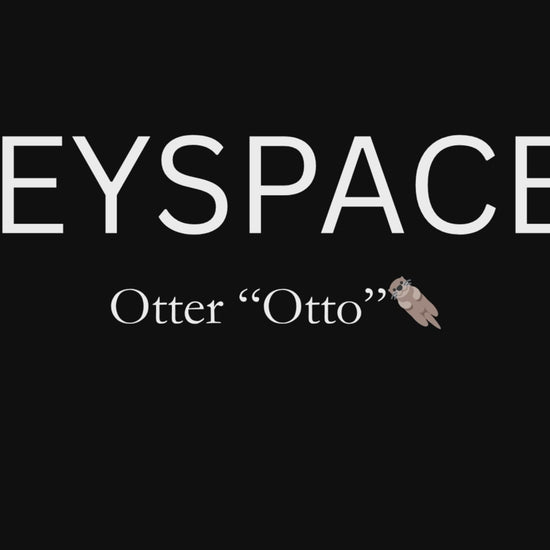 Schlüsselanhänger Otter gehäkelt 360 Grad Ansicht